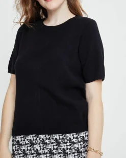 Derhy Robes|Robe en Laine mélangée Camoyard noire