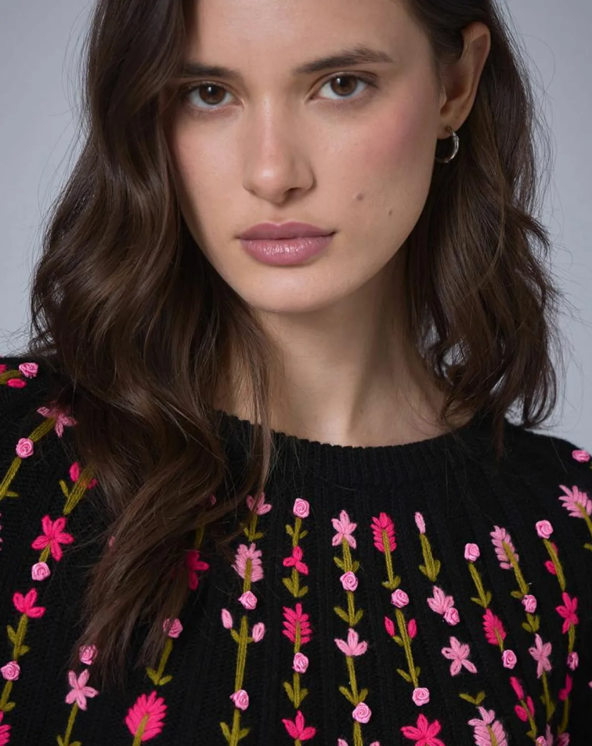 Manoush Robes|Robe en Laine mélangée Claudine noire