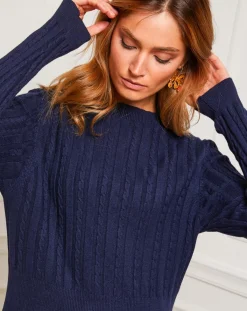 Fleur de cachemire Robes|Robe Eve marine