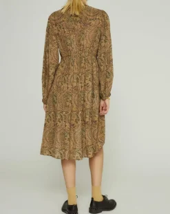 Swildens Robes|Robe Ezia imprimée beige