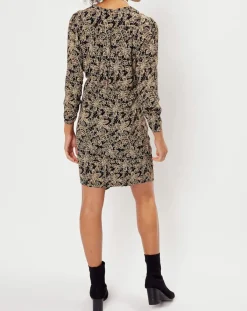 See u Soon Robes|Robe imprimée floral Luna noire