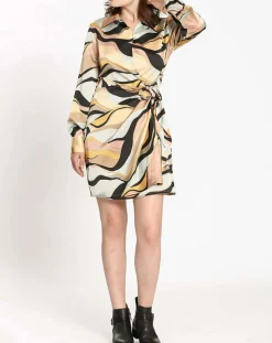 See u Soon Robes|Robe imprimée Margot grise