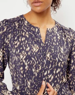 See u Soon Robes|Robe imprimée Sarah bleue