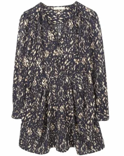 See u Soon Robes|Robe imprimée Sarah bleue