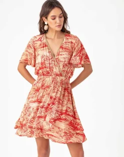 Bleu Blanc Rouge Robes|Robe Jade rouge