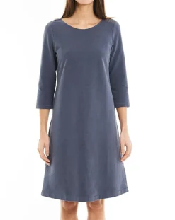 Marc O'Polo Robes|Robe Jersey bleu foncé