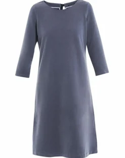 Marc O'Polo Robes|Robe Jersey bleu foncé