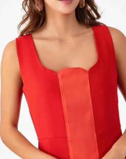 Bleu Blanc Rouge Robes|Robe Kimi terre de sienne