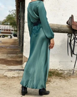 Lauren Vidal Robes|Robe Kimi verte
