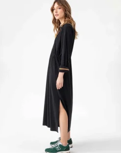 Indies Robes|Robe Longue Rhea noire