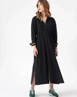Indies Robes|Robe Longue Rhea noire