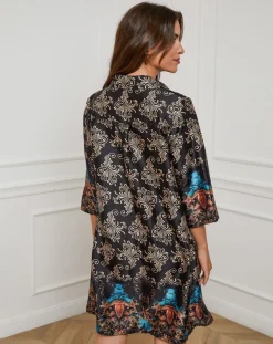 Alice & Charlotte Robes|Robe Marine noire