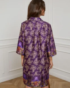 Alice & Charlotte Robes|Robe Marine violette