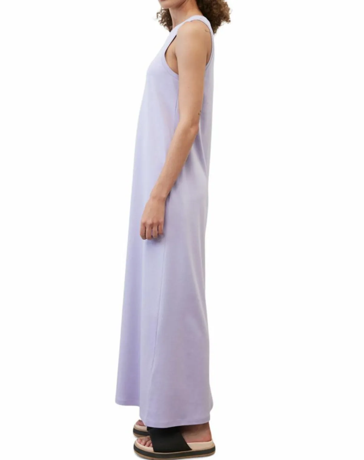Marc O'Polo Robes|Robe maxi violet clair
