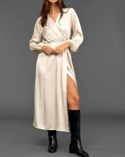 Lauren Vidal Robes|Robe Mayfair crème
