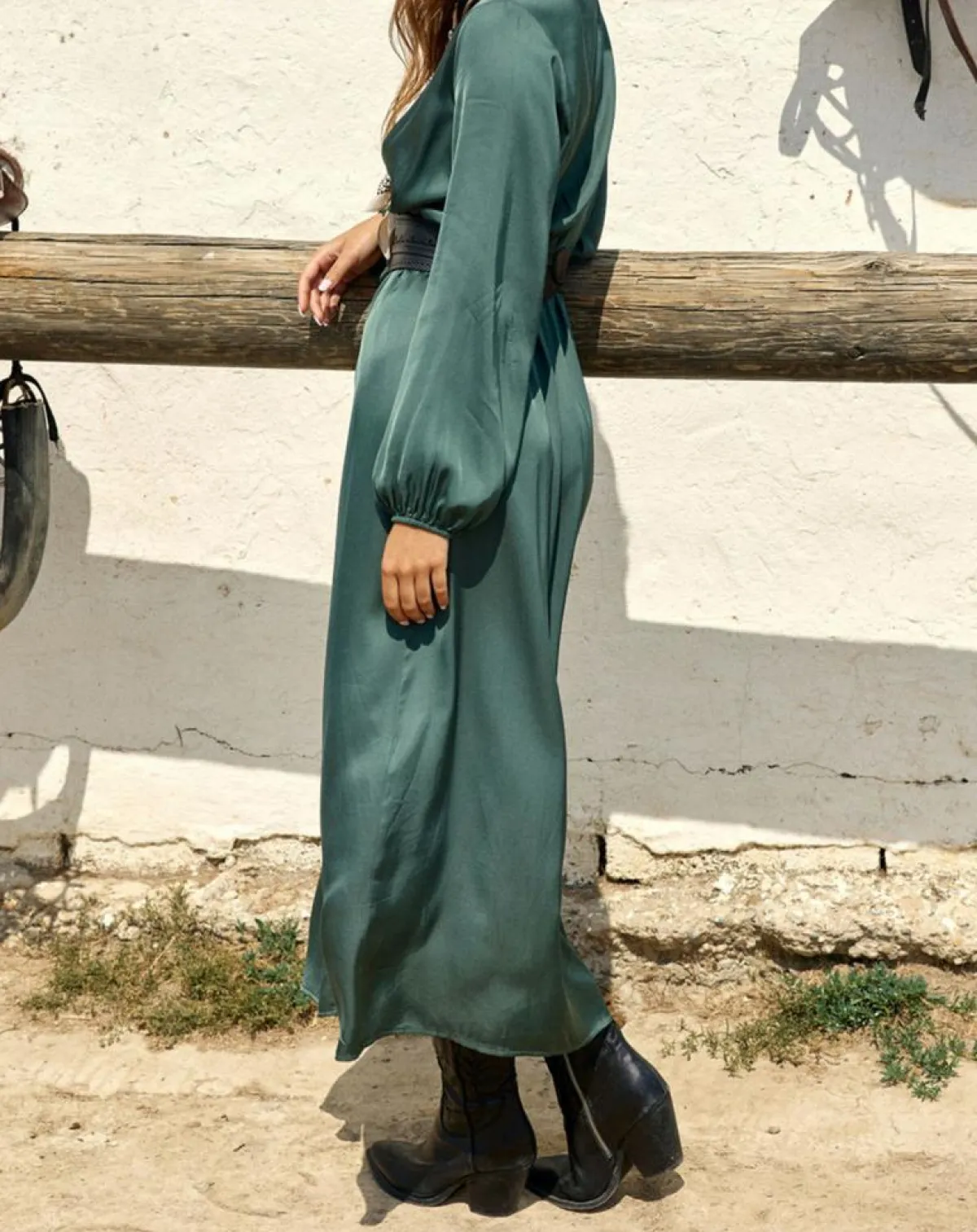 Lauren Vidal Robes|Robe Mayfair verte