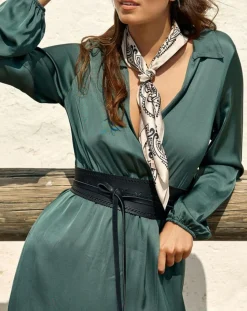 Lauren Vidal Robes|Robe Mayfair verte