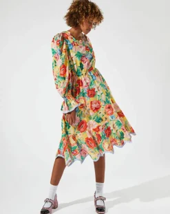 Manoush Robes|Robe Midi Laura imprimé