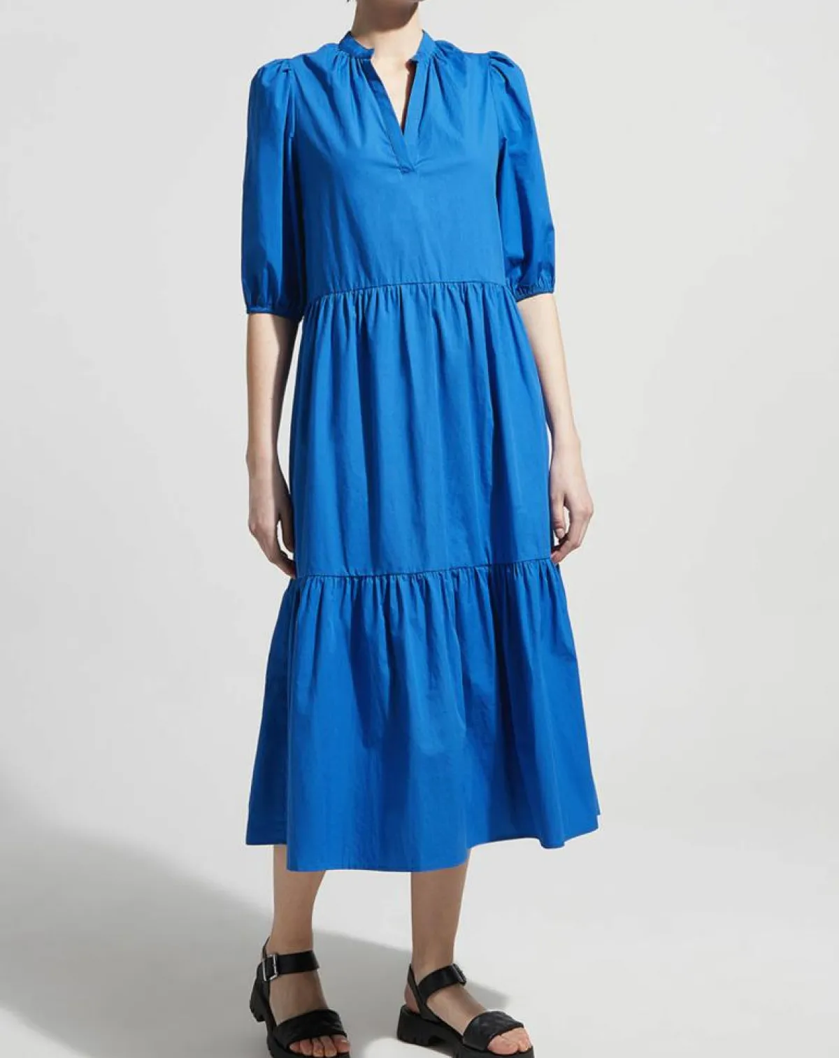 Garance Paris Robes|Robe Nahe bleu vif