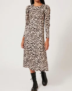 Manoush Robes|Robe Panthère Coeur léopard