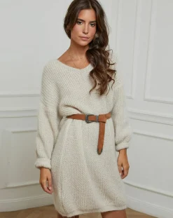 Alice & Charlotte Pulls|Robe Pull Juliette beige