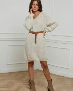 Alice & Charlotte Pulls|Robe Pull Juliette beige