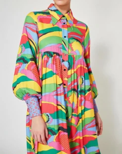 Manoush Robes|Robe Purple Country multicolore