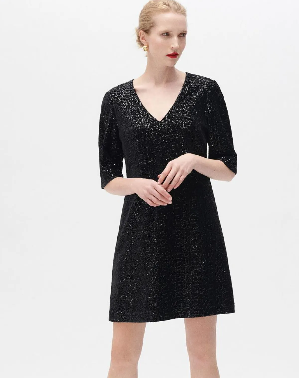 Caroll Robes|Robe Rafaela noire