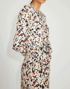 Zapa Robes|Robe Richie imprimée multicolore