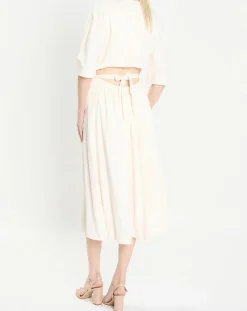 Zapa Robes|Robe Rotem imprimée nude