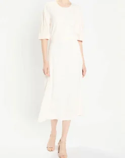 Zapa Robes|Robe Rotem imprimée nude