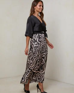 Alice & Charlotte Robes|Robe Yasmine noire