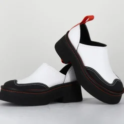 E8 By Miista Sandales À Talons|Sabots en Cuir Mercedes blancs - Talon 6 cm