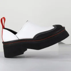 E8 By Miista Sandales À Talons|Sabots en Cuir Mercedes blancs - Talon 6 cm