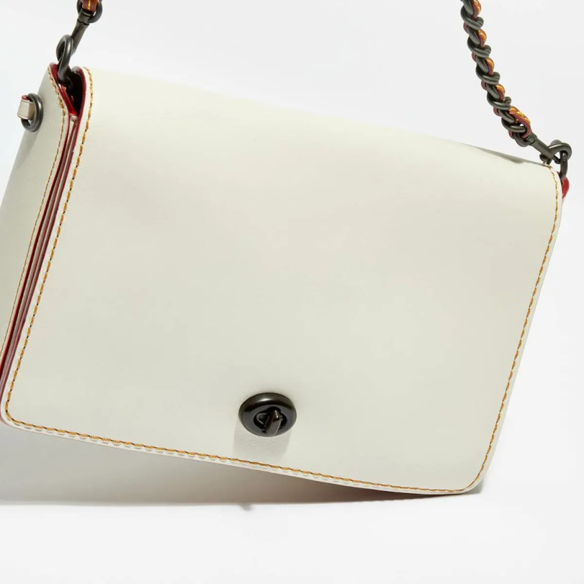 Coach Sacs|Sac bandoulière en Cuir Dinky 24 craie - 17x7x24 cm