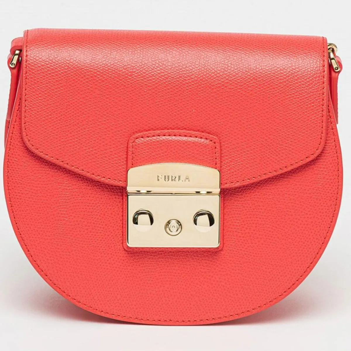 Furla Sacs|Sac bandoulière en Cuir Metropolis Mini rouge 17x15x8 cm