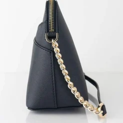 Michael Kors Sacs|Sac bandoulière en Cuir medium Jet Set Travel noir - 20x17.8x6.35 cm