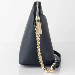 Michael Kors Sacs|Sac bandoulière en Cuir medium Jet Set Travel noir - 20x17.8x6.35 cm