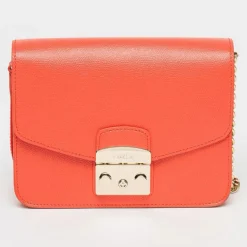 Furla Sacs|Sac bandoulière en Cuir Metropolis S rouge 21x16x8 cm