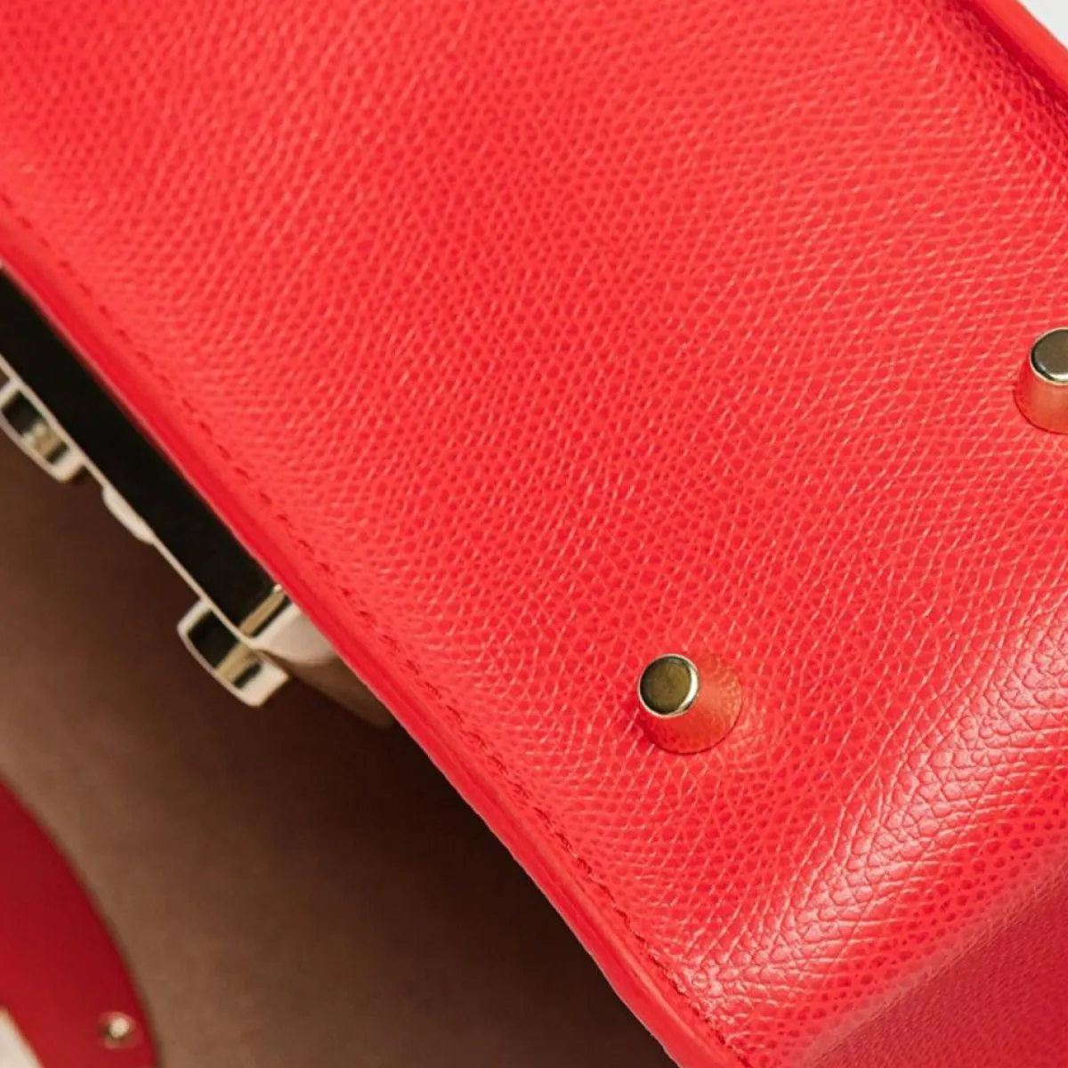 Furla Sacs|Sac bandoulière en Cuir Metropolis S rouge 21x16x8 cm