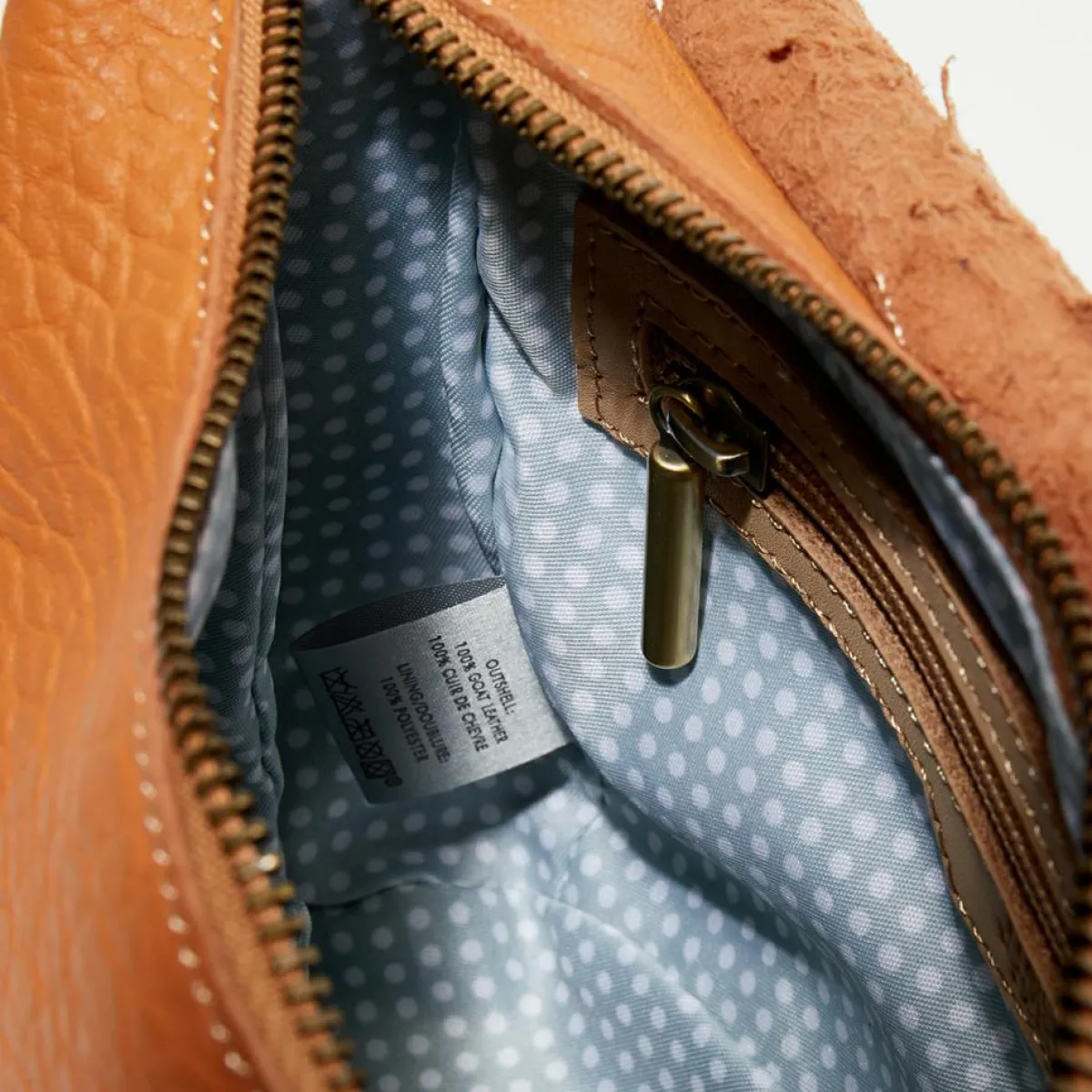 Mila Louise Sacs|Sac besace en Cuir Bern E pêche - 16x22x6 cm