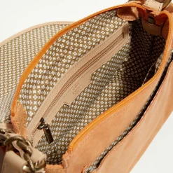 Mila Louise Sacs|Sac besace en Cuir Rocia V orange - 23x20x7 cm