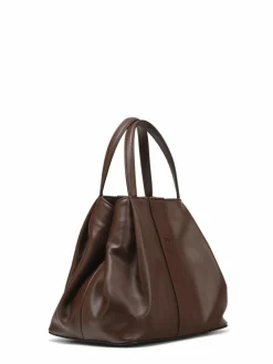 Maison Faret Sacs|Sac en Cuir Pin Marron - 20,5x26,5x15,5 cm