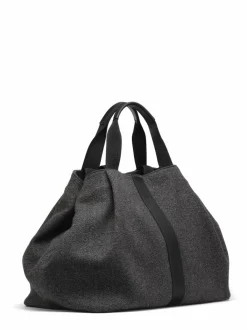Maison Faret Sacs|Sac en Feutre Pinasse Gris - 65x34x26 cm