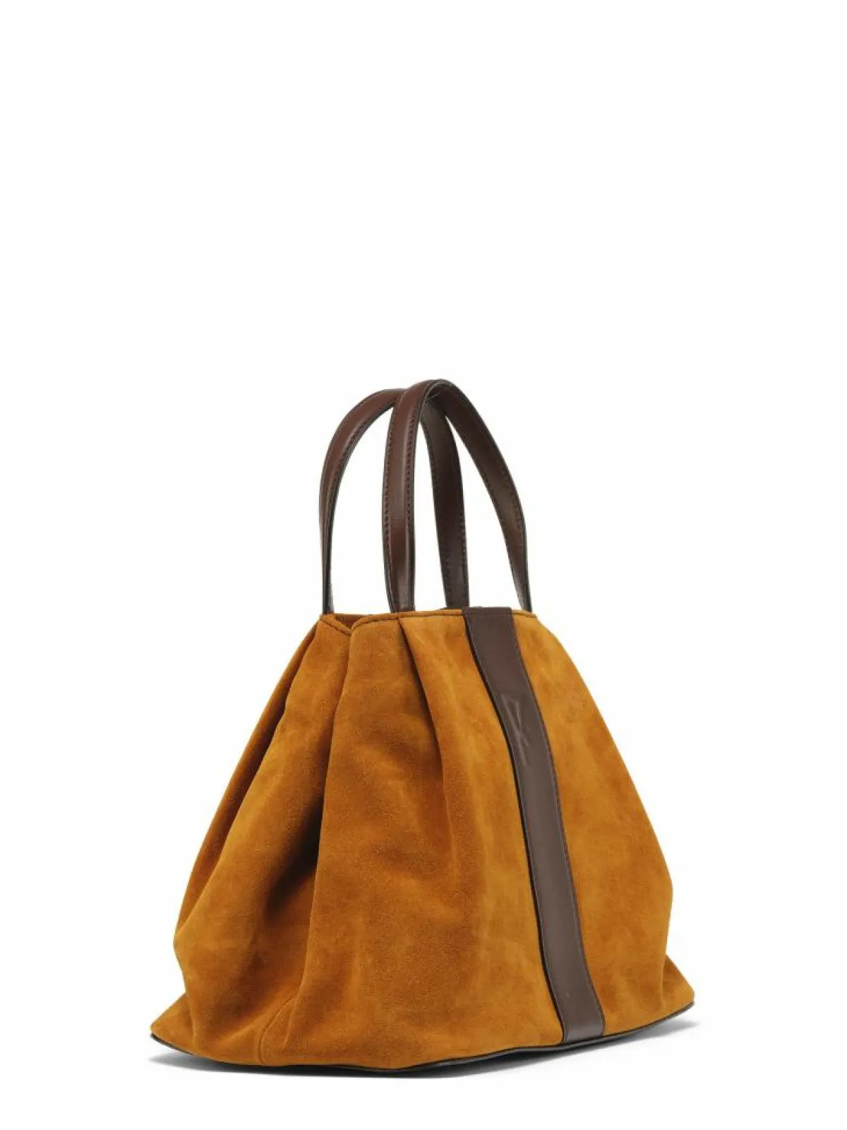 Maison Faret Sacs|Sac en Velours de Cuir Pin Calendula - 20,5x26,5x15,5 cm