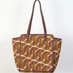 Mapoesie Sacs|Sac en Velours Ilda Atome multicolore - 31x13.5x27 cm