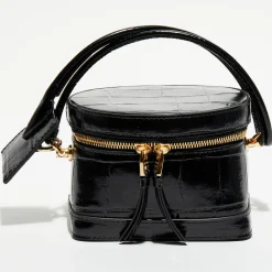 Jacquemus Sacs|Sac mallette en Cuir Le Vanito noir - 11.5x15.5x15.5 cm