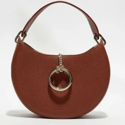 Chloé Sacs|Sac porté épaule en Cuir Arlène marron - 25x20x9 cm