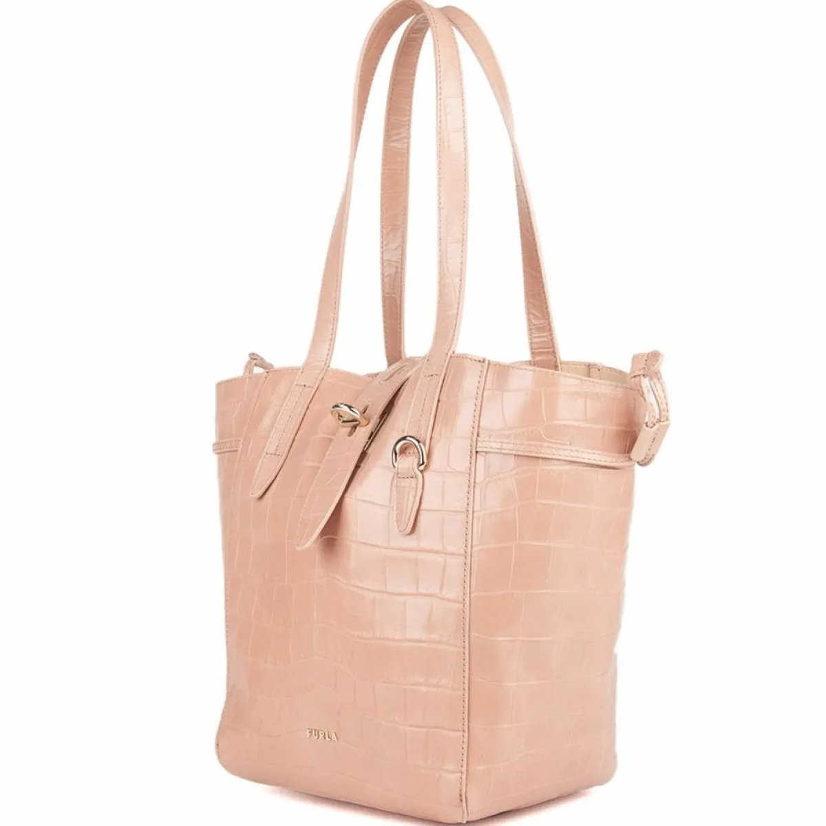 Furla Sacs|Sac porté épaule en Cuir Net M cipria 22x28.5x16 cm