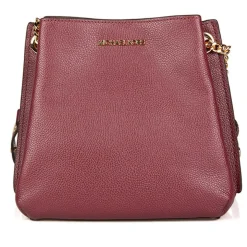 Michael Kors Sacs|Sac seau en Cuir Teagen bordeaux - 17x12x9 cm